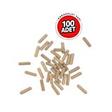 Ahşap 8x35 Mm (FIRINLANMIŞ KAYIN) Kavela Bağlantı Pimi 8x35 Mm 100 Adet