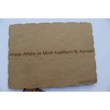 Ahşap Alfabe ile Minik Kaşiflerin Ilk Adımları (Küçük Harf Seti ) - Ham Ahşap - Kutu Dahil