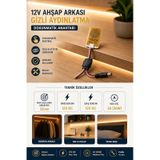 Ahşap Arkası 12V DC– 5A (60W) Dokunmatik Gizli Anahtar| Dimmer Özellikli