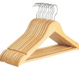 Ahşap Askı. Elbise Askısı. 10'Lu Paket