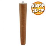 Ahşap Ayak Sehpa Sandalye Masa Puf Tabure Mobilya Kanepe Ayağı Koltuk Baza Dolap Ayakları 20 cm