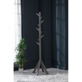 Ahşap Ayaklı Askılık Portmanto Modern Elbise Askısı 175 Cm Gri Diğer