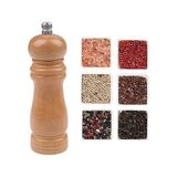 Ahşap Baharat Değirmeni, Öğütücü, Doğal Renk (2) - 001 - Beyaz - 0,5 ml