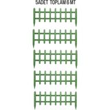 Ahşap Bahçe Çiti - Yeşil