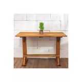 Ahsap Bahce Masasi Yemek Masasi 110X63 Cm