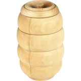 Ahşap Bal Kavanozu (18 cm x 11,5 Ø Cm, Natural)
