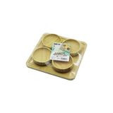 AHŞAP BAMBU 5PCS ÇEREZLİK - LOKUMLUK KASE SETİ 22X22CM (5250)