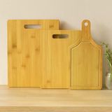 Ahşap Bambu Kesim Panosu 3'Lü Set (16X22, 20X28, 25X33 Cm)