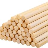 Ahşap Bambu Maket Patates Kızartma Çubuğu Çöp Şiş - Boy : 35 Cm./ En : 5 mm. - 300 Adet