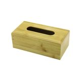 Ahşap - Bambu Peçetelik Kutu 11.6 x 22.8cm Alt Kapaklı = Kayar Kanallı - Aç-Kapa (5250)