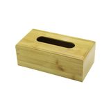 Ahşap - Bambu Peçetelik Kutu 11.6 X 22.8Cm Alt Kapaklı = Kayar Kanallı - Aç-Kapa Go53/01585