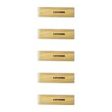 Ahşap Bambu Sivri Uçlu Patates Kızartma Çubuğu Çöp Şiş - Boy:35 Cm./En:5 mm. -100 Adetlik 5 Paket