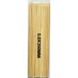 Ahşap Bambu Sivri Uçlu Patates Kızartma Çubuğu Çöp Şiş - Boy:35 Cm. / En:5 mm. -50 Adetlik 1 Paket