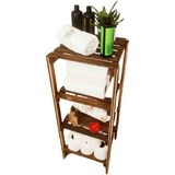 Ahşap Banyo Rafı Düzenleyici