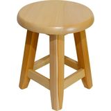 Ahşap Bar Taburesi 35 cm - Natural