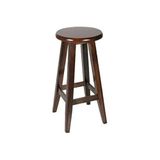 Ahşap Bar Taburesi, Kahverengi, 80 cm Yükseklik, Country Tarzı, Uzun