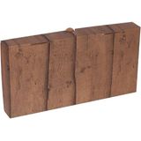 Ahşap Baskılı Büyük Pide Kutusu 36X20X5 cm - 300 Adet