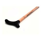 AHŞAP BASTON ASA DESENLİ 90 CM-SİYAH SAPLI