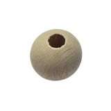 Ahşap Boncuk Yuvarlak Top BNCAH01 - 28 mm - 1 adet