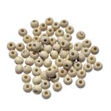Ahşap Boncuk Yuvarlak Top BNCAH01 - 6 mm - 86 adet