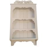 Ahşap Boyalı Mdf Dekoratif 3 Raflı Duvar Rafı