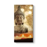 Ahşap Buda Tablosu 60 x 120