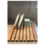 Ahşap Bulaşık Selesi &Tezgah Üzeri Ahşap Toparlayıcı Bulaşıklık