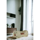 Ahşap Büyük Kedi Yatağı Premium Kalite Açık Meşe Kedi Evi 50X35 cm Model 6 - 17