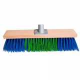 Ahşap Çalı Fırçası 40 cm Bahçe Temizlik Fırçası Dayanıklı Sert Kıllı Ot Yaprak Süpürme Fırçası