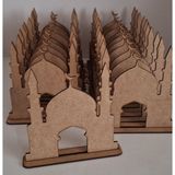 Ahşap Cami Maket Boyama Seti, Dini Aktivite ve Eğitim Için Harika Bir Seçenek - Seçenek 1 - Ahşap - Ceviz