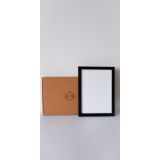 Ahşap Çerçeve 21x30 cm (A4) Premium Frame Siyah & Ahşap & Beyaz Çerçeve (Siyah)