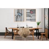 Ahşap Çerçeveli Çizgilerin Gücü Tablo Seti, 1, 50X70