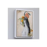 Ahşap Çerçeveli Pop Art Soyut Kadın Tablosu-7873