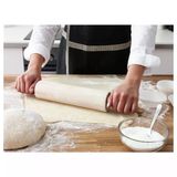 Ahşap Cilalı Merdane 50 Cm Hamur Açma Kısmı 27 Cm