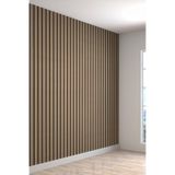 Ahşap Çizgili Modern Panel Duvar Kağıdı – Tek Parça, Kolay Uygulama, 200 x 250