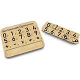 Ahşap Çocuk Hesap Makinesi, Montessori Eğitici Oyuncak, Okul Öncesi Öğrenme Aracı - Seçenek 1