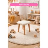 Ahşap Çocuklar İçin Makyaj Masası Taburesi 5967