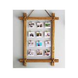 Ahşap Craft Fotoğraf Asmalık Ipli Tahta Çerçeve Dekoratif Çerçeve Ipli Ahşap Resimlik