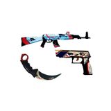 Ahşap Cs Go Asimow 3lü Ahşap Oyuncak Takımı