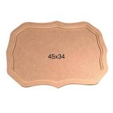 Ahşap Dalgalı Tepsi 45X34Cm T696