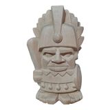 Ahşap Dekoratif Büst Heykeli Maya Totem