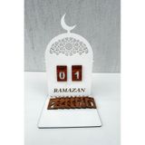 Ahşap Dekoratif Ramazan Takvim İmsakiye