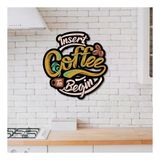 Ahşap Dekoratif Yazılı Insert Coffee Mutfak Süsü