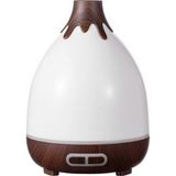 Ahşap Desenli 300ML Ultrasonik Aroma Difüzör ve Hava Nemlendirici - Kahverengi