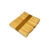 Ahşap Dil Basma Çubuğu Naturel -paket Içi 50 Adet - (150x18 Mm) (abeslang)