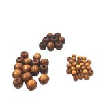 AHŞAP DOĞAL CİLALI BONCUK (14 MM (100 ADET))