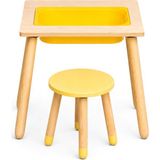 Ahşap Duyusal Etkinlik Merkezi ve Tabure Seti - Standart