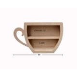 Ahşap Fincan Raf 44x29,5cm (SOL) L236