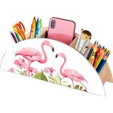 Ahşap Flamingo Masaüstü Kalemlik Kalem Kutusu Organizer