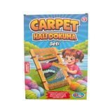Ahşap Halı Dokuma Seti – Çocuklar İçin Kendin Yap (DIY) Dokuma Tezgahı, Renkli İplikler ve Tarak Hediyeli Eğitici Hobi ve Beceri Seti (5+ Yaş)